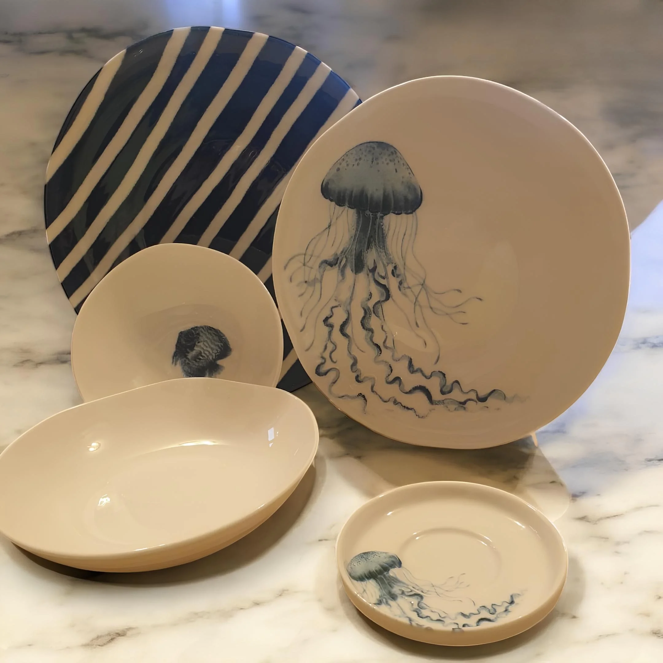 Seaside Denizanası 12 Kişilik Yemek Takımı