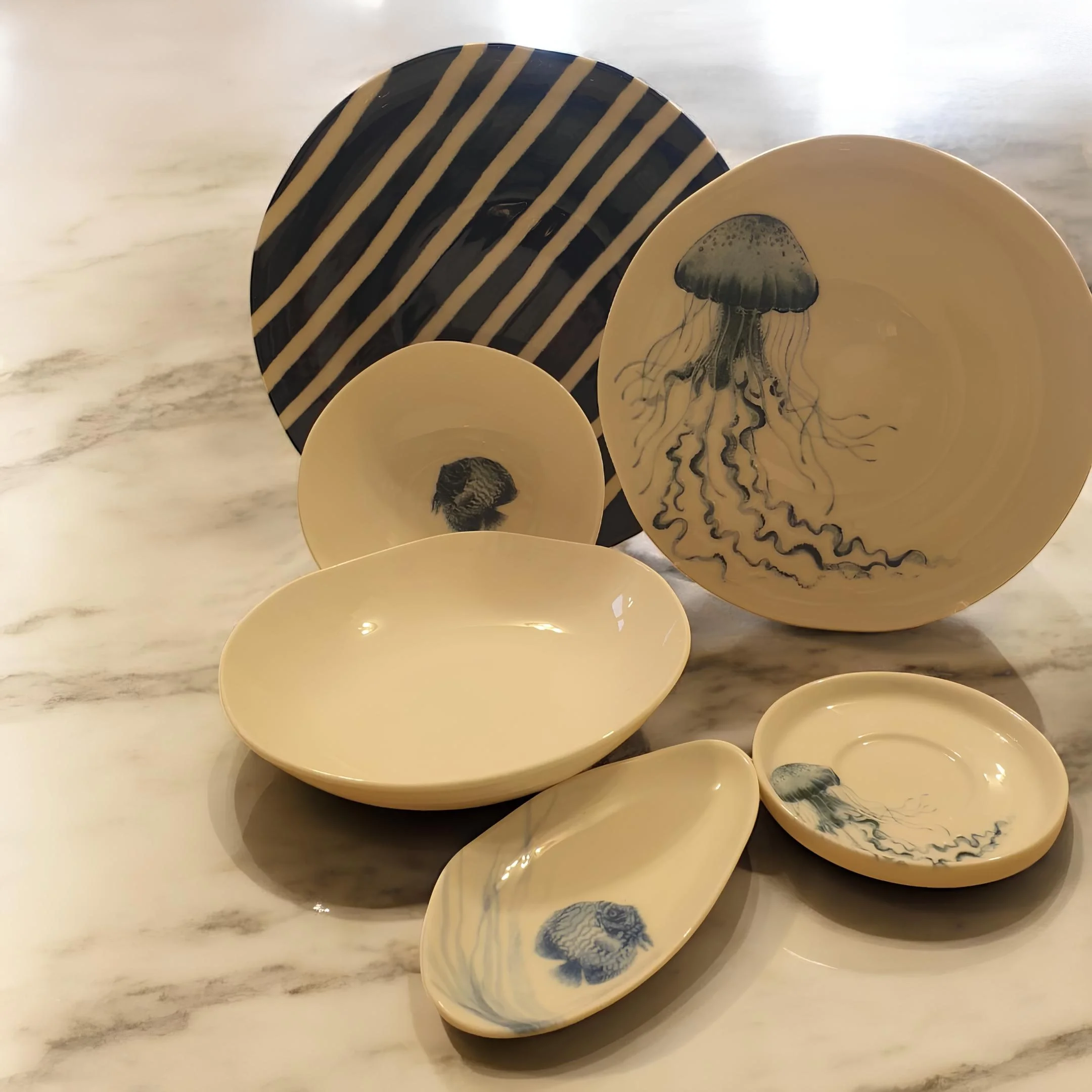 Seaside Denizanası 12 Kişilik Yemek Takımı