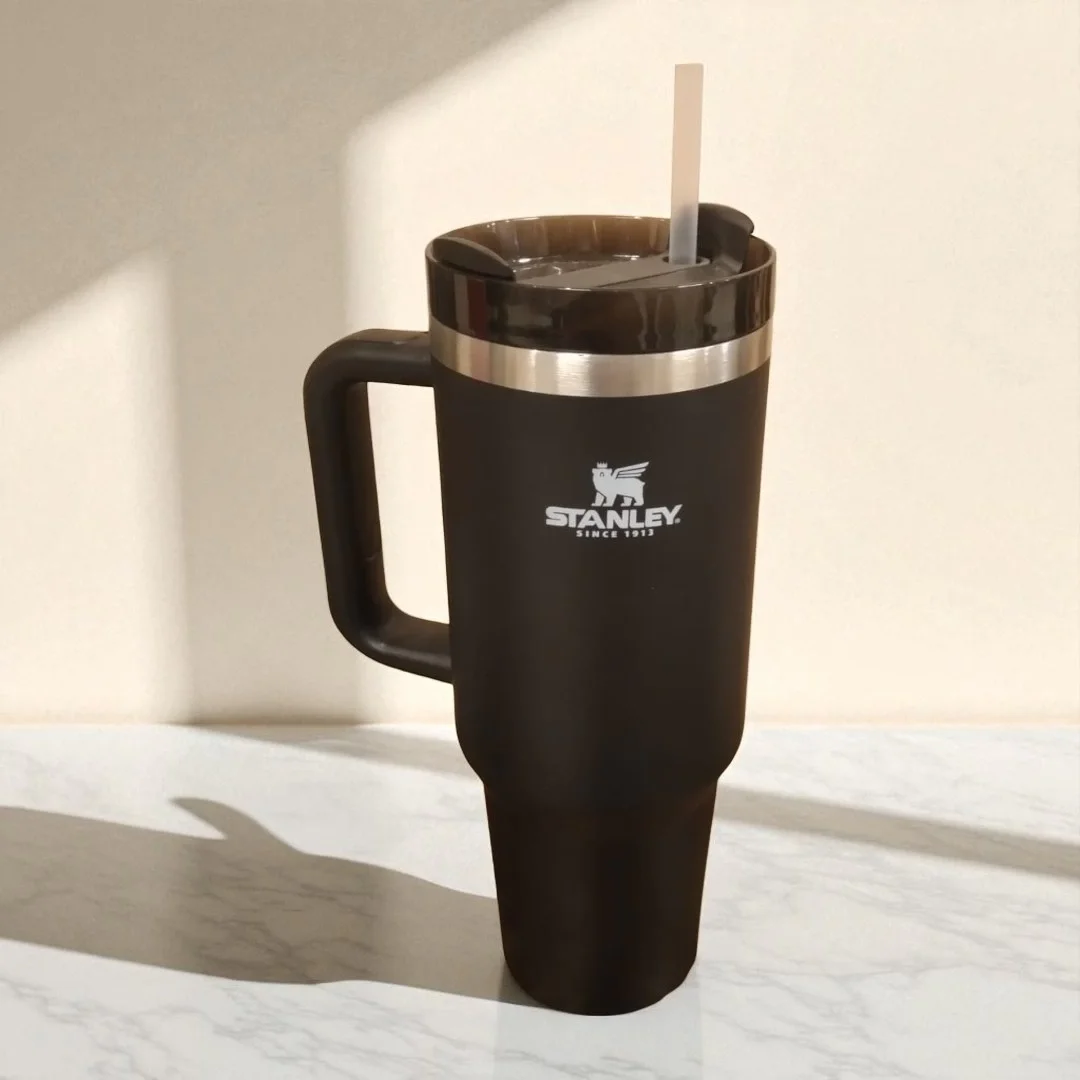 Stanley Quencher Pipetli Termos Bardak – Siyah