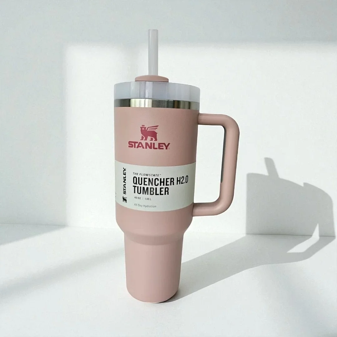 Stanley The Quencher H2.0 Tumbler – Pink Dusk (40 oz / 1.18 L)