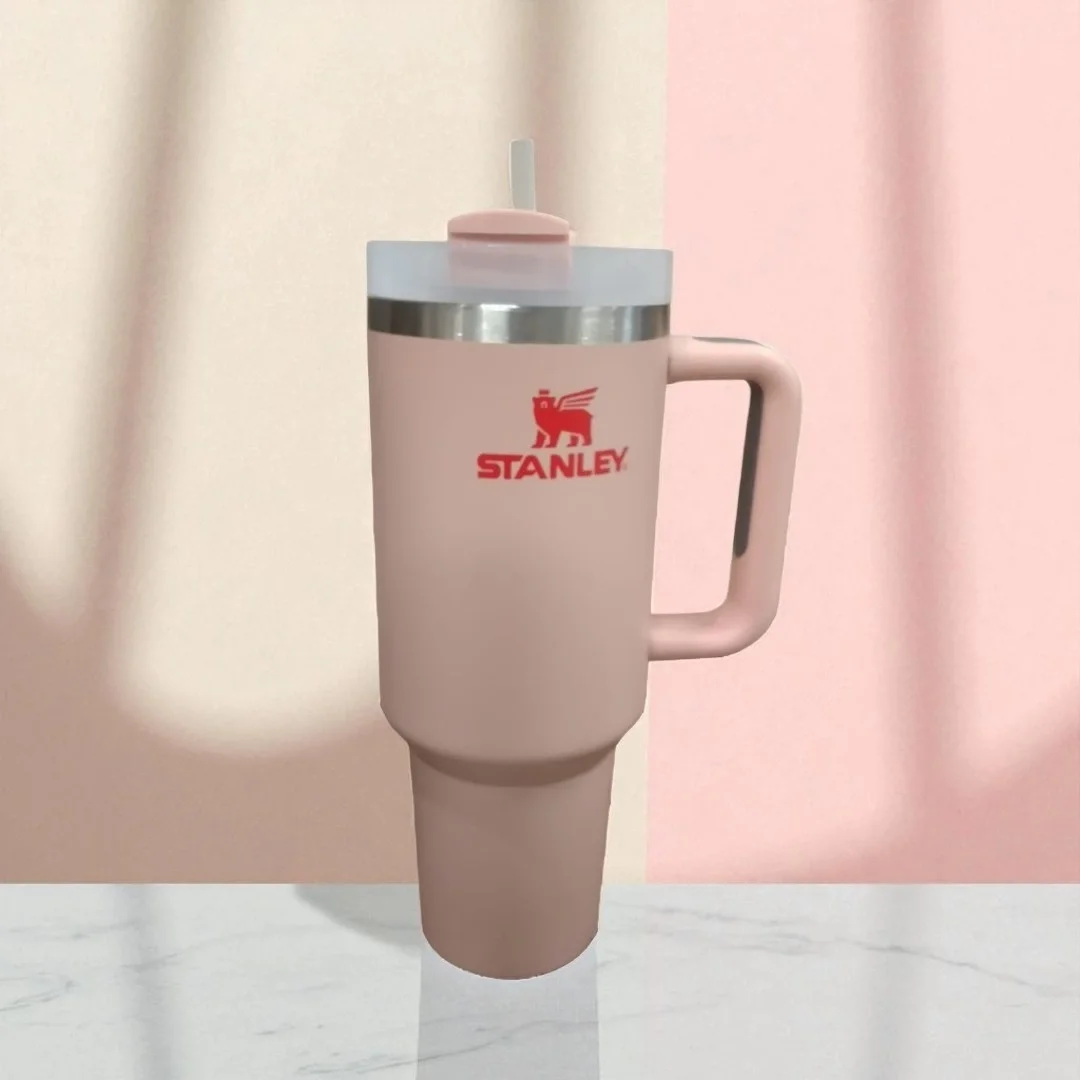 Stanley The Quencher H2.0 Tumbler – Pink Dusk (40 oz / 1.18 L)