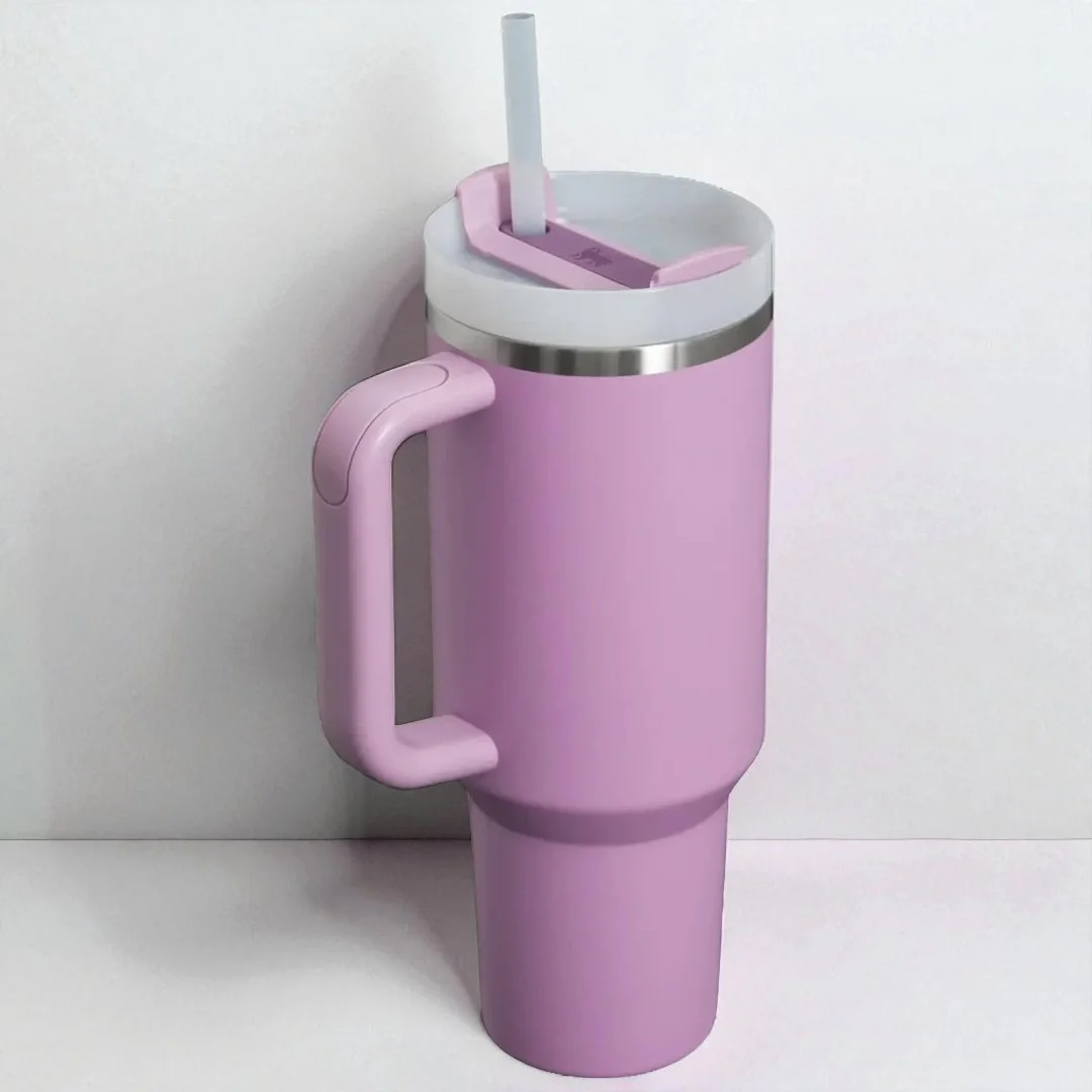 Stanley The Quencher H2.0 Tumbler – 40 oz (1.18 L) – Mor / Lavanta – Pipetli, Taşıma Saplı