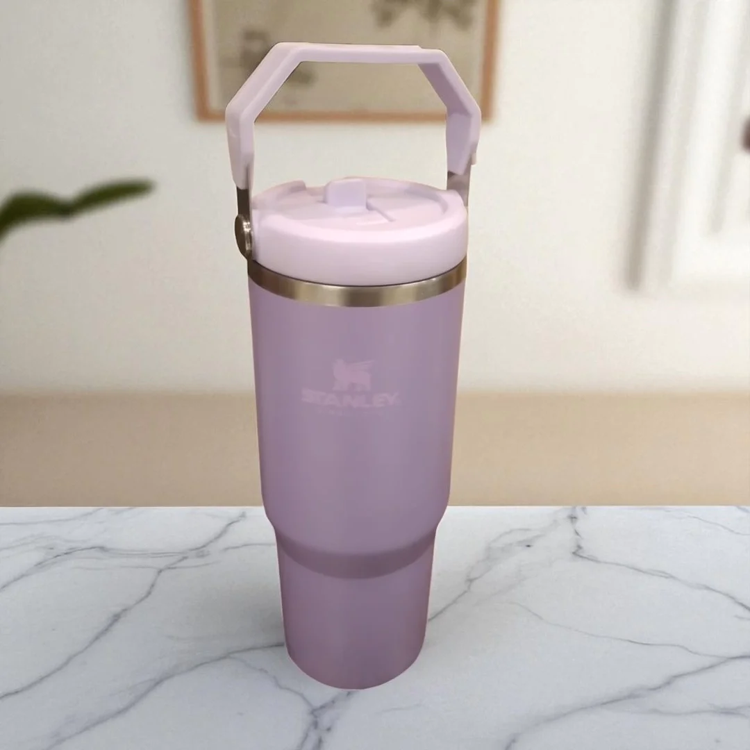 Stanley The Quencher H2.0 Tumbler – 40 oz (1.18 L) – Mor / Lavanta – Pipetli, Taşıma Saplı