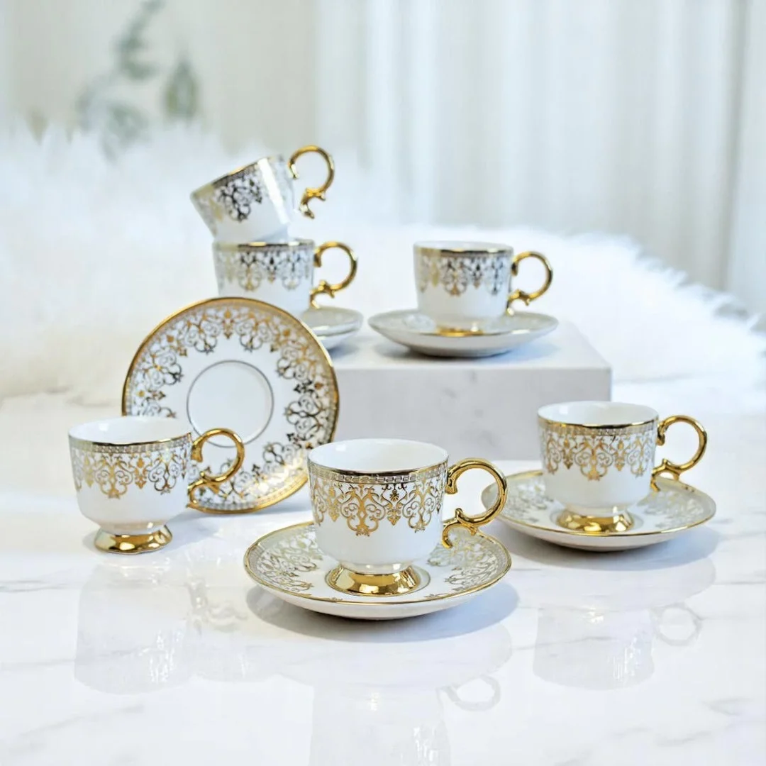 Isabella Porselen 6'lı Fincan Takımı