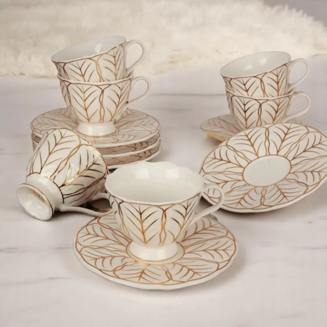 Royking Tanya 6 Kişilik Kahve Fincan Takımı