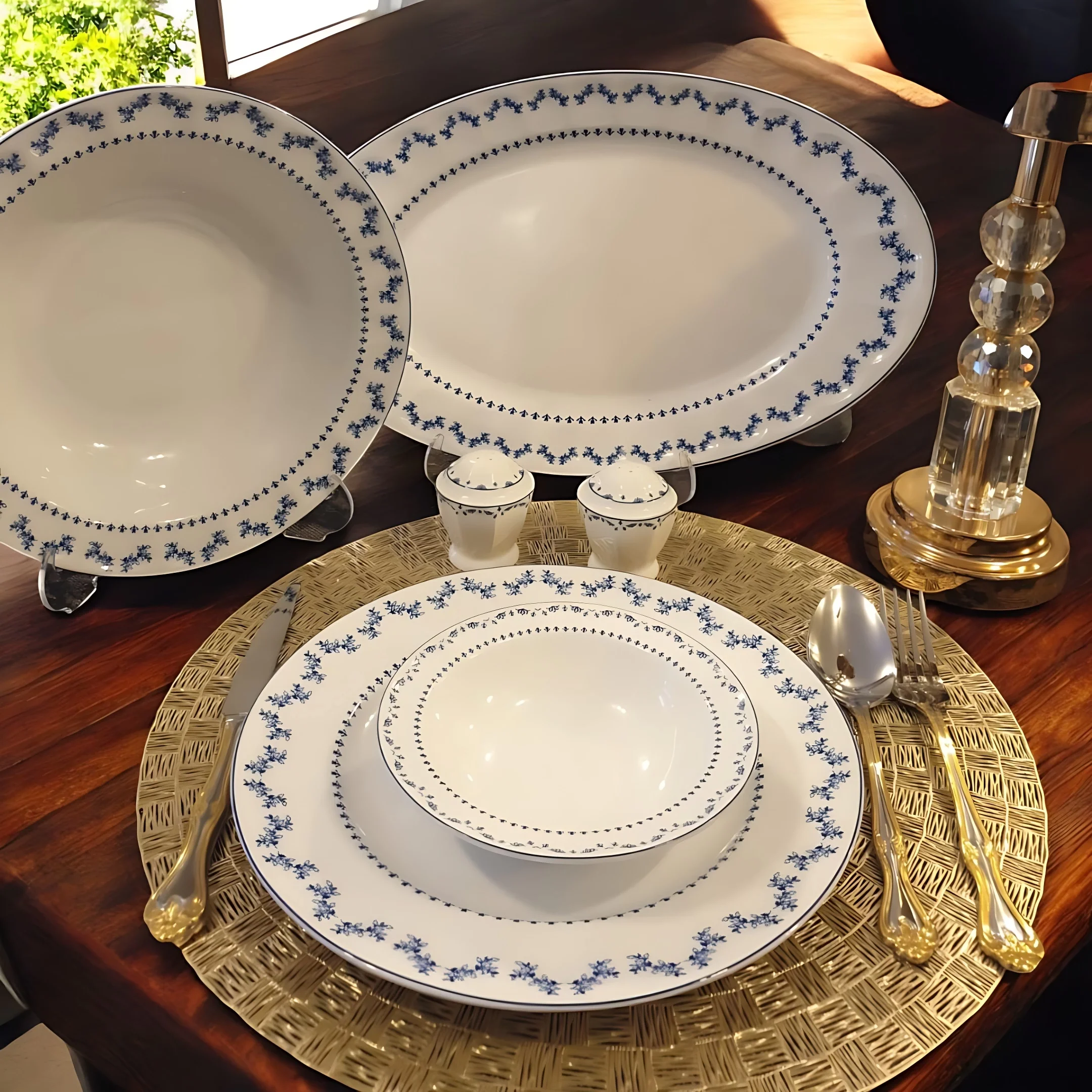 Zarin Iran Porselen 28 Parça 6 Kişilik Yemek Takımı