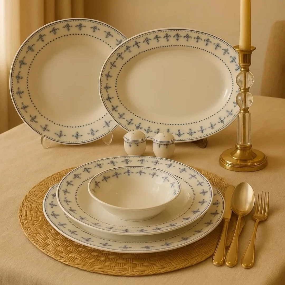 Zarin Iran Porselen 28 Parça 6 Kişilik Yemek Takımı