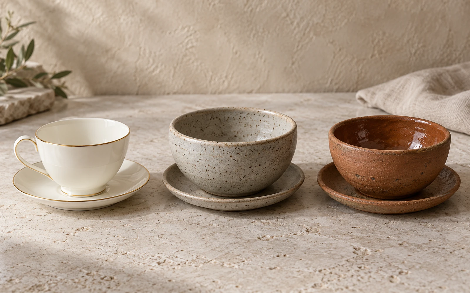 Porselen Seçiminde Rehber: Bone China, Stoneware ve Earthenware